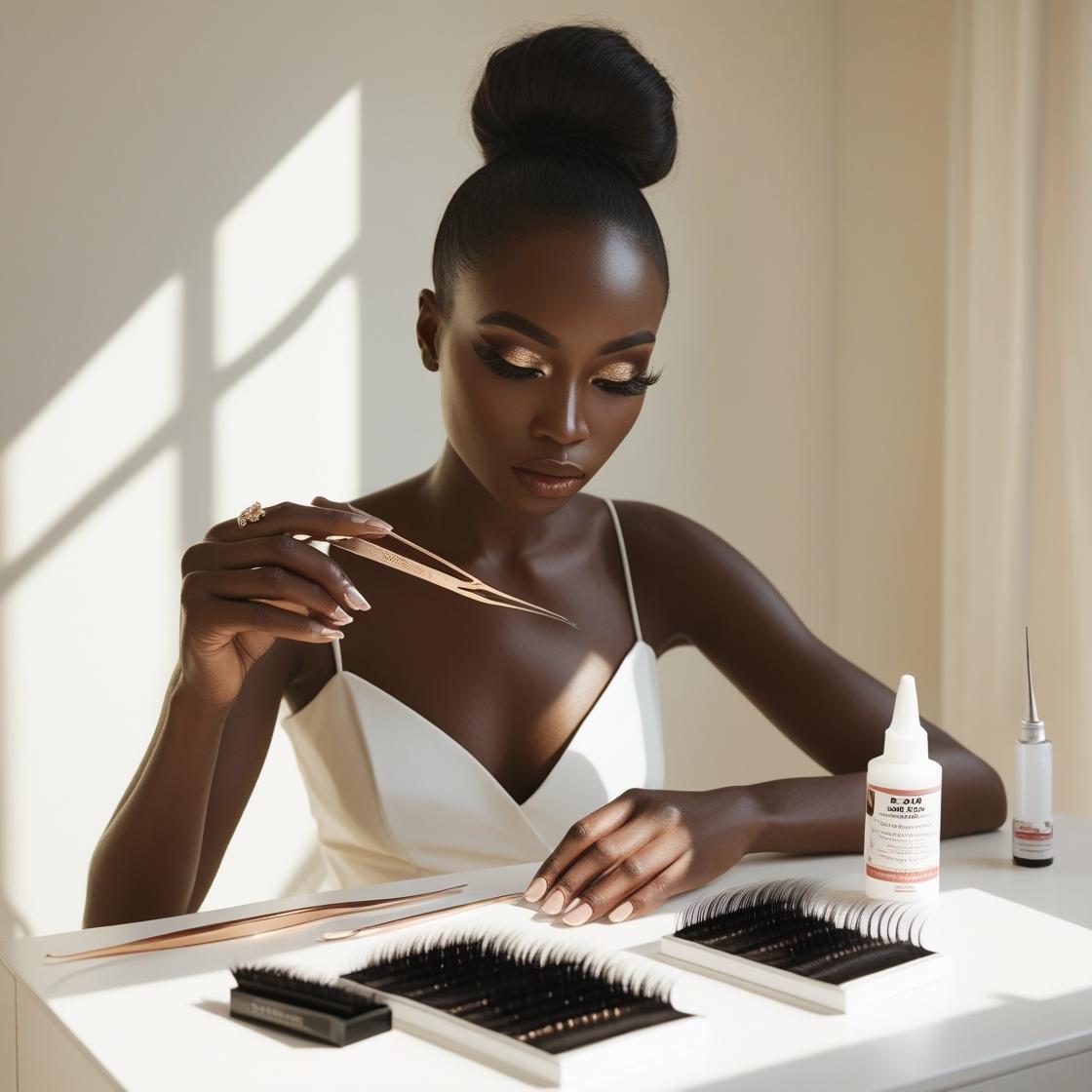 DIY Lash Extensions at home