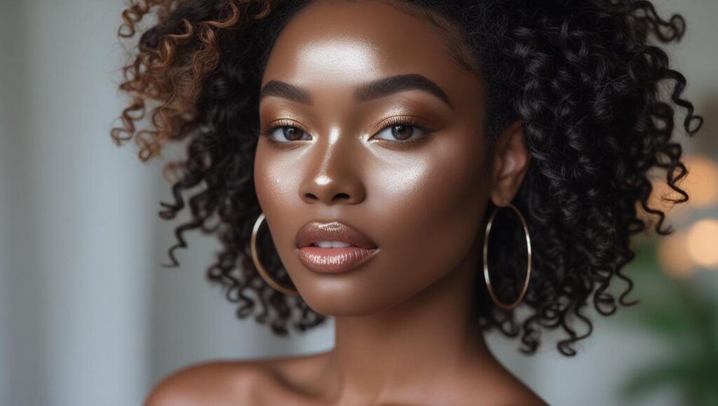 soft glam look