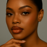 Caramel lip Combo on Black woman