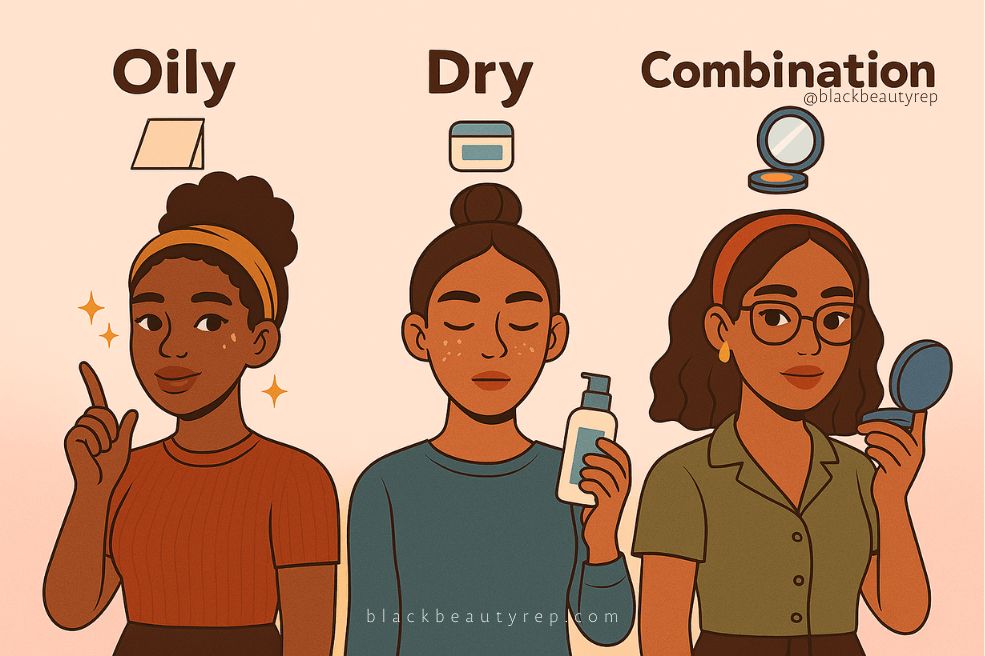 Foundation for Different Skin Types illustration