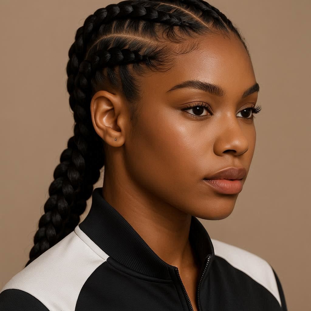 jumbo cornrows
